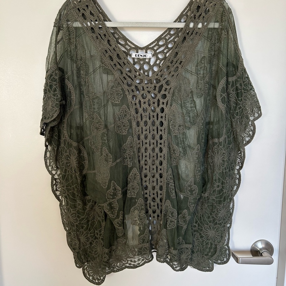 Lace cover-up